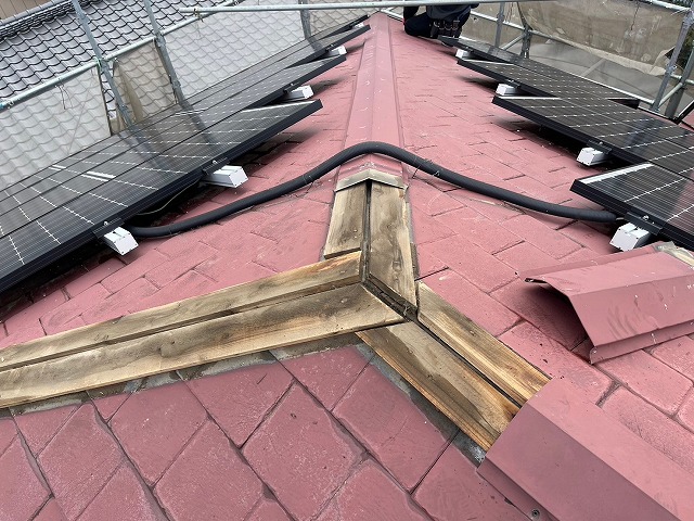 貫板交換　木貫　アサヒ金属　棟包